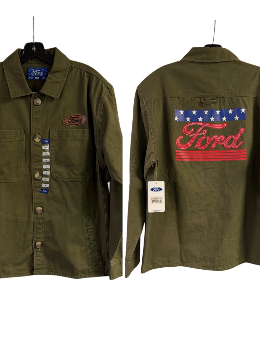 NWT Ford Americana Heavy Twill Chore Jacket Size M